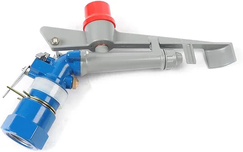 Pistola de riego para riego agrícola y hortícola industrial, pistola de riego de área grande de 1 pulgada de 360°, rociador de riego para granjas,