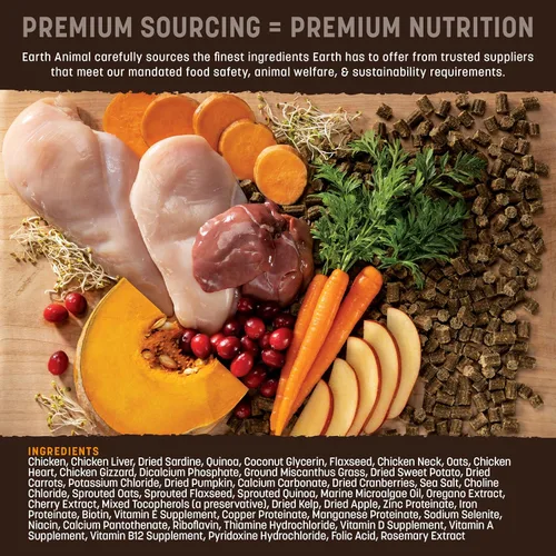 Miniatura 5 de Earth Animal Wisdom - Alimento seco para perros, receta de pollo, alimento seco natural de primera calidad para todas las razas y edades, bolsa de 2
