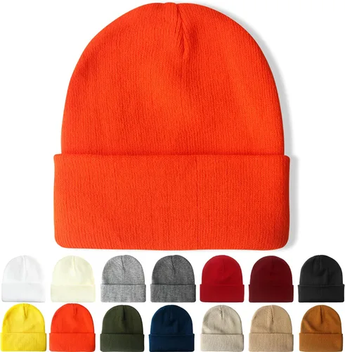 Miniatura 11 de NPQQUAN Beanie for Men Women Winter Hats for Mens Beanie Cuffed Knit Beanies Skull Cap