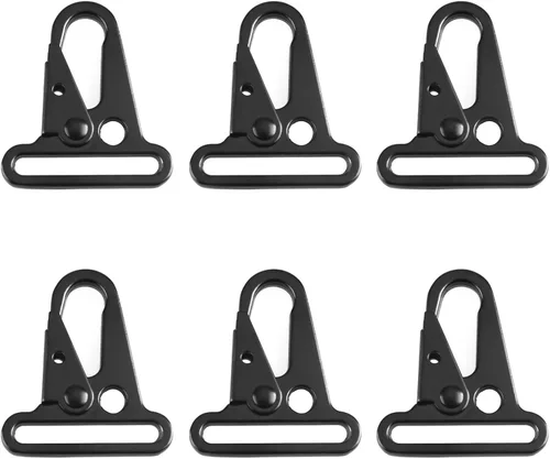 Miniatura 15 de TRIWONDER Clips de boca ampliados HK Gancho de alta resistencia Ganchos a presión Clips de honda para Paracord al aire libre bolsa mochila