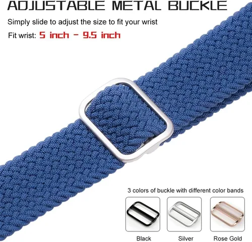 Miniatura 4 de Qimela Paquete de 2 correas deportivas compatibles con Samsung Galaxy Watch 7 6 5 4 1.575 in 1.732 in, Galaxy Watch 6 4 Classic Band 1.654 in 1.811