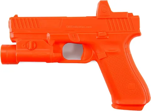 Miniatura 9 de American Safety Trainers - Compatible con modelos Glock - Pistolas de entrenamiento de polímero sólido no funcionales - Naranja brillante - EE.UU.
