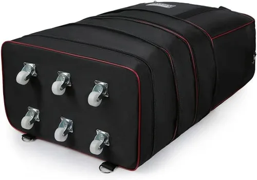 Miniatura 4 de Radefasun Bolsa de viaje Oxford expandible extra grande con ruedas, impermeable, ligera, plegable, maleta, Negro -, Equipaje extensible central