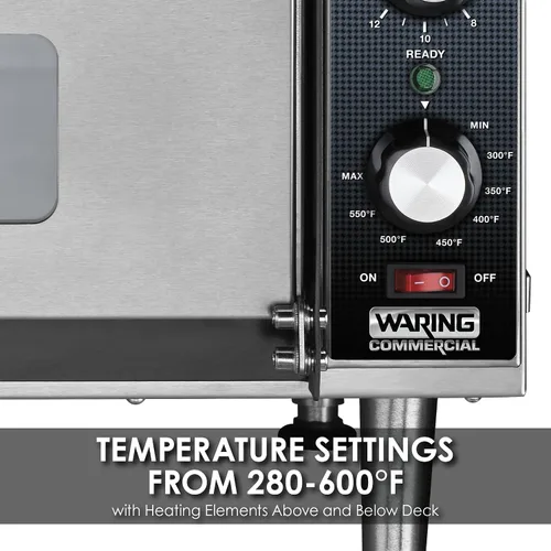 Miniatura 6 de Waring Horno comercial de pizza de doble cubierta de servicio medio