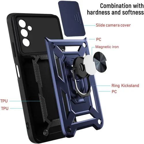 Miniatura 2 de Para Samsung Galaxy A13 5G Caso: Caja Del Teléfono Con Protector De Pantalla Para Samsung Galaxy A13 5G - Azul