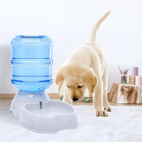 Miniatura 6 de Dispensador automático de alimentos para perros y gatos, sin BPA, repuesto por gravedad, autoalimentación para mascotas pequeñas, 3.8 L (alimentador)