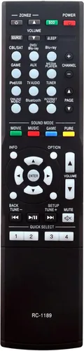 RC-1189 Remoto reemplazado para receptor Denon AV AVR-S700W AVR-S710W AVR-S720W AVR-X1100W AVR-X1200W AVR-X1300W AVR-S700 AVR-S710 AVR-S720