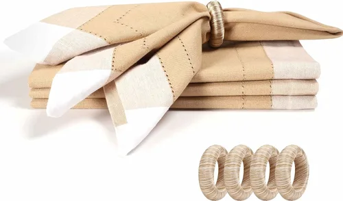 Miniatura 18 de Servilletas de tela para uso diario, 100% algodón, 18 x 18 pulgadas, color azul, servilletas de boda, servilletas de cóctel, servilletas de tela