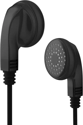 Miniatura 2 de Maeline Auriculares a granel con enchufe de auriculares de 0.138 in - Paquete de 200 unidades al por mayor - Negro