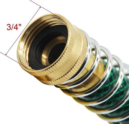 Miniatura 2 de Lifynste Adaptador de extensión de manguera de jardín, protector de torceduras de manguera con resorte helicoidal, paquete de 2