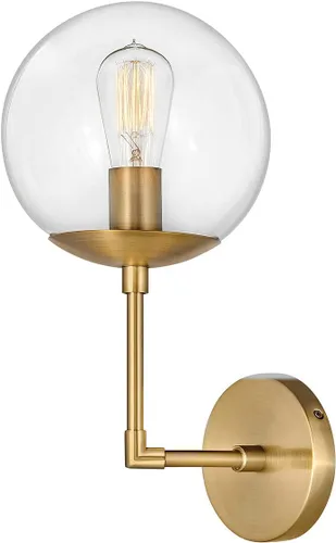 Miniatura 2 de Hinkley Warby Collection One Light - Aplique de pared, latón Heritage