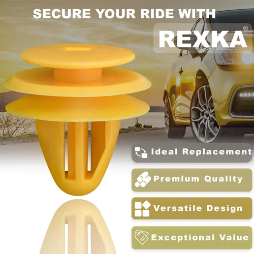 Miniatura 4 de Rexka 10 piezas de 0.315 in de orificio para puerta de panel de retención de clip de sujeción compatible con Hyundai Kia 82315-38000