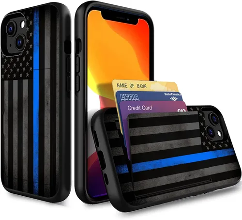 Miniatura 178 de Funda para iPhone Air, funda tipo cartera con ranura para tarjeta oculta, a prueba de golpes, TPU y PC, funda protectora de doble capa para iPhone