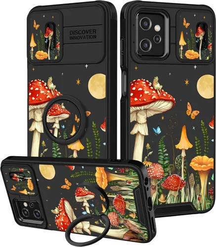 Miniatura 127 de Funermei Funda para Moto G Play 4G 2024 – Funda para teléfono para mujeres y niñas, diseño único de gato y libros, diseño único con funda