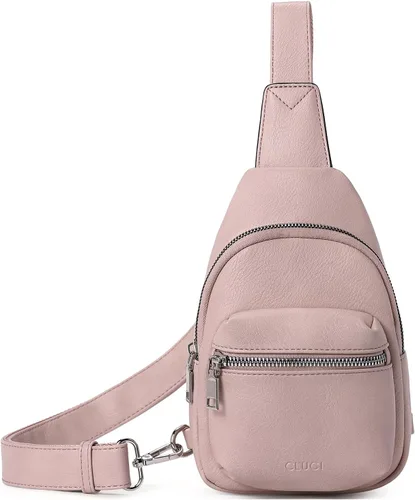 Miniatura 7 de CLUCI Small Sling Bag for Women, Leather Crossbody Fanny Packs Trendy, Women's Chest Bag