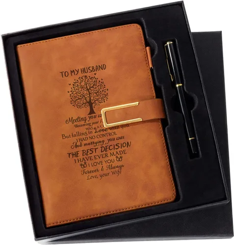 Miniatura 8 de Diario de cuero de regalo para papá, cuaderno personalizado para papá de hija, diario personalizado A5, diario de viaje, cuaderno de bocetos