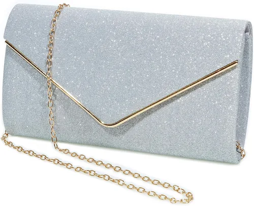 Miniatura 20 de Bolso de noche para mujer, bolso de fiesta brillante para mujer, bolso de fiesta de boda