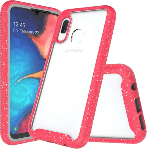 Funda protectora transparente de cuerpo completo resistente con protector de pantalla integrado a prueba de golpes, diseñada para Samsung Galaxy