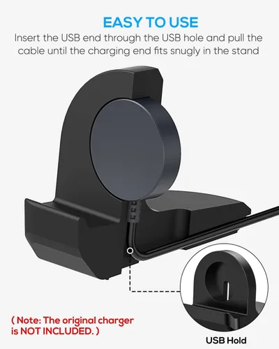 Miniatura 4 de Soporte para Samsung Galaxy Watch Ultra 2025 47MM/ 8 Classic 46MM/Watch 8 40/44MM/7 40,44mm/ Ultra/6 40 44mm de silicona antideslizante, base