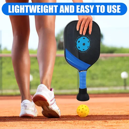 Miniatura 5 de TOBWOLF 2 piezas de recolector de pelotas de pickleball, recogedor superior de pickleball de silicona, succión universal para pala de pickleball