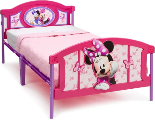 Miniatura 3 de Delta Children Cama Individual de Plástico con Piecera 3D, Disney Minnie Mouse
