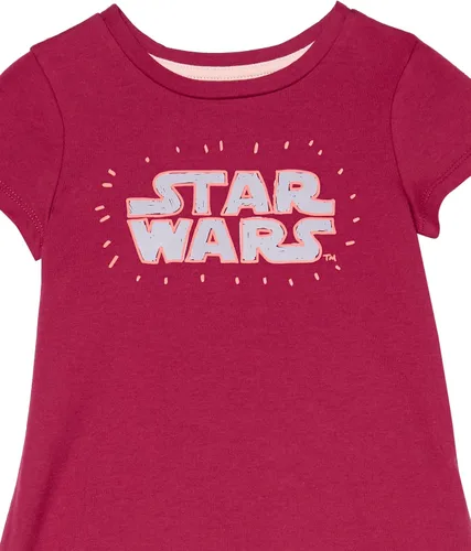 Miniatura 2 de Tienda Essentials Disney Marvel Star Wars Frozen Princess Girls and Toddlers' Short-Sleeve Tunic T-Shirts, Pack of 3