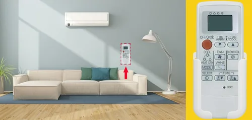 Miniatura 3 de Repuesto para aire acondicionado eléctrico Mitsubishi MS16A U01A05426 E22P88426, con soporte de montaje en pared