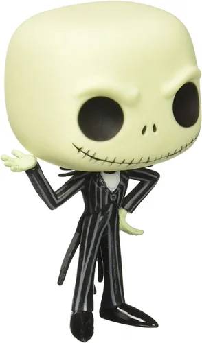 Miniatura 2 de Funko POP Disney: The Nightmare Before Christmas - Figura de vinilo de Jack Skellington Pop! (paquete con funda protectora compatible con Pop Box)
