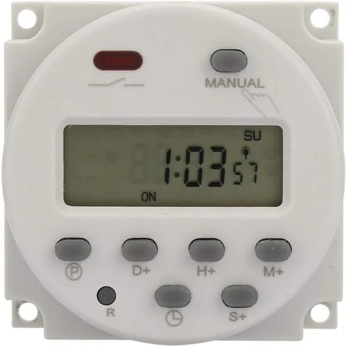 Miniatura 2 de Temporizadores Programable Digital Displayed Temporizador Interruptor para Controlador Electrónico (5V DC)