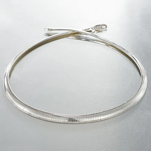 Miniatura 7 de Ross-Simons Italian 6mm Sterling Silver Omega Necklace