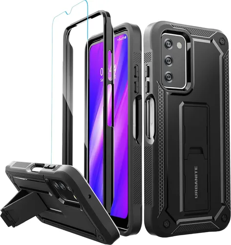 Miniatura 18 de URBANITE Funda para Samsung Galaxy A13 con soporte, protección a prueba de golpes de grado militar con protector de pantalla compatible con teléfono