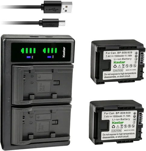 Miniatura 7 de Kastar Reemplazo del cargador de batería USB LTD2 para Canon VIXIA HF M301 HFM301, VIXIA HF M306 HFM306, VIXIA HF M40 HFM40, VIXIA HF M41 HFM41