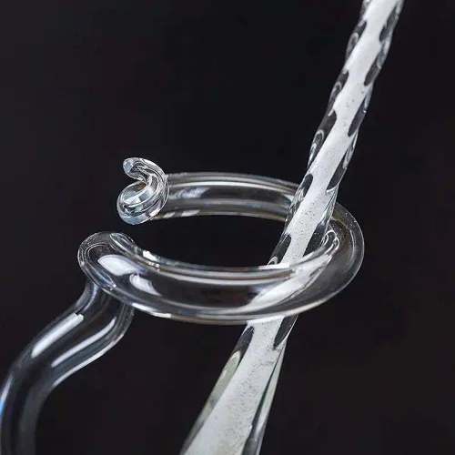 Miniatura 3 de Earlyred Soporte para bolígrafo de inmersión de vidrio, cristal Inkwell Signature para pluma estilográfica, oficina, estudiante, graduación, regalo