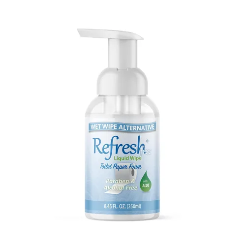 Miniatura 18 de Refresh Liquid Wipe: Espuma de papel higiénico Alternativa ecológica de toallitas húmedas desechables Limpia y calma con hamamelis y aloe