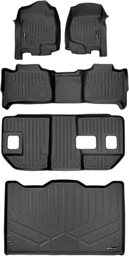 Miniatura 10 de SMARTLINER Alfombrillas de piso de ajuste personalizado para Chevrolet Suburban 2007-2014