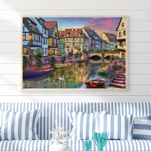 Miniatura 3 de Anatolian Puzzle - Canal de Colmar, Rompecabezas de 2000 piezas, #3953