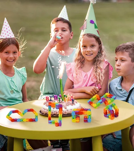 Miniatura 6 de Paquete de 12 Pistas Locas - Juguetes Fidget de Clic a Presión de Color Arcoíris para Niños y Adultos, TDAH, Sensorial de Dedos, Autismo, Alivio