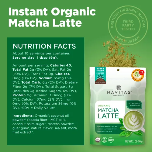Miniatura 3 de LATTE MATCHA VERDE ORG