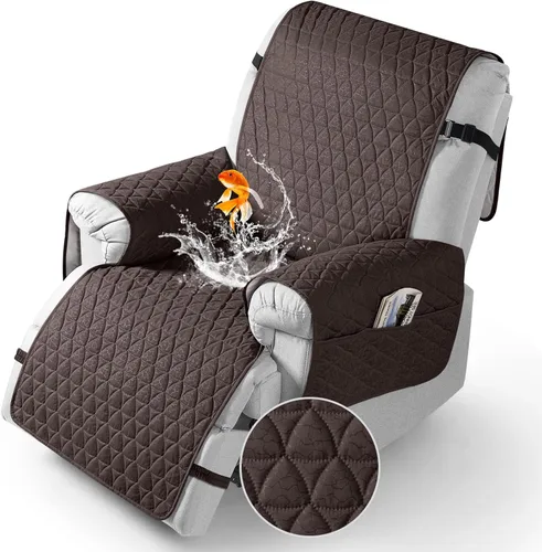 Miniatura 12 de TAOCOCO Funda para Sillón Reclinable 100% Impermeable - Funda para Sillón Reclinable con Gránulos Antideslizantes, Fundas para Sillas Reclinables