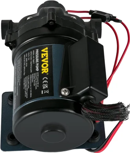 Miniatura 8 de VEVOR Bomba de Lavado, 12 V CC, 7 GPM 60 PSI, máx. 10 pies de elevación, bomba de agua autocebante, con válvula EPDM, colador universal de agua