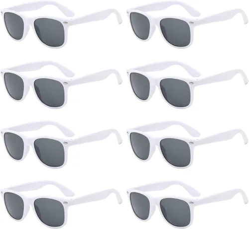 Miniatura 39 de Suministros para regalos de fiesta de colores neón Paquete de 8 gafas de sol unisex