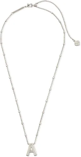 Miniatura 2 de Kendra Scott Collar con colgante de letras A-Z para mujer, joyería de moda, latón rodiado