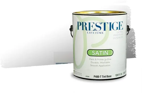 Miniatura 958 de Pintura Exterior + imprimación PRESTIGE, todo-en-uno, 1 galón, acabado mate, color comparable al Valspar* Royal Gray* VS151-Gris real