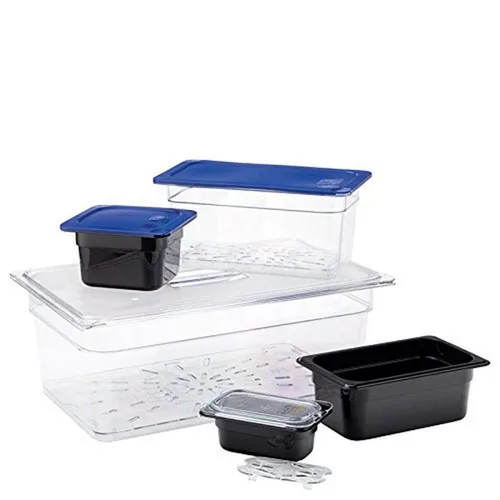 Miniatura 5 de Carlisle FoodService Products StorPlus Tapa plana, cubierta para bandejas de comida de tamaño medio, 12.75 x 10.375 pulgadas, 6