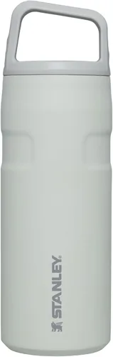 Botella Stanley IceFlow con tapa y para llevar | Boca ancha con tapa de rosca | Ligera y a prueba de fugas para viajes y deportes | Acero inoxidable