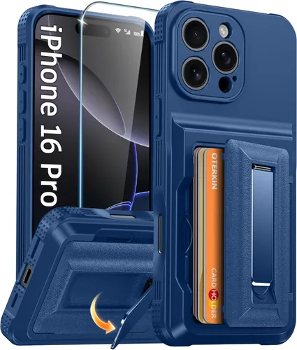 Miniatura 22 de Oterkin Funda tipo cartera para iPhone 17 Pro Max [4-5 tarjeteros] [soporte de soporte] [protección completa de la cámara] [bloqueo RFID] iPhone 17