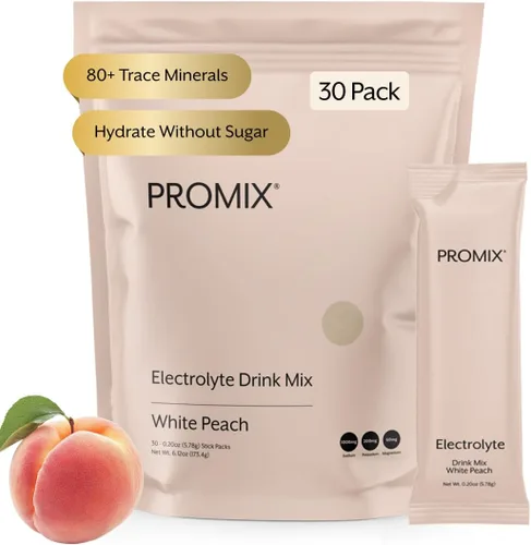 Miniatura 8 de ProMix Nutrition Paquetes de hidratación de electrolitos en polvo, sal rosa del Himalaya, magnesio, potasio, vitamina C, sandía salada, ligeramente