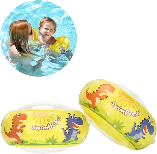 Flotadores suaves para niños pequeños, flotadores inflables para aprender a nadar y flotadores de brazos, accesorios de piscina para niños de 3 a 6