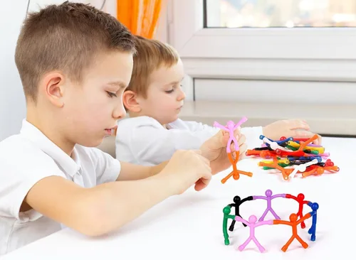 Miniatura 3 de 5 piezas de imanes, juguetes magnéticos, hombres, personas, personas magnéticas, juguetes de viaje para niños, para imanes de refrigerador, oficina