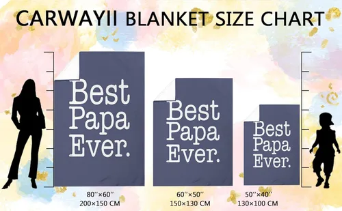 Miniatura 7 de Manta para papá, regalos para papás o abuelo de parte de nietos, manta suave para el abuelo, regalo del día del padre, regalo de Navidad para papá